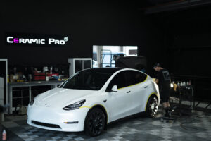 EV Paint Protection Film Ceramic Pro Coatings Window Tint Paint Correction in Oranghe County Los Angeles Polished Protection_3