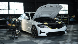 BMW Getting Paint Correction Services in Long Beach, CA